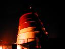 The boat's chimney.